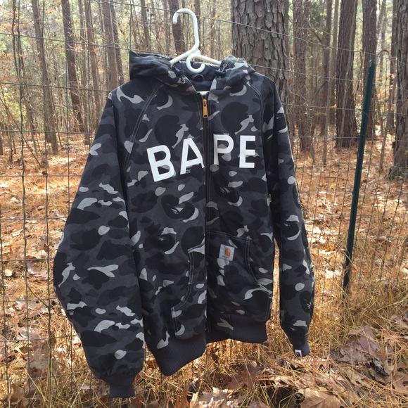 bape carhartt jacket